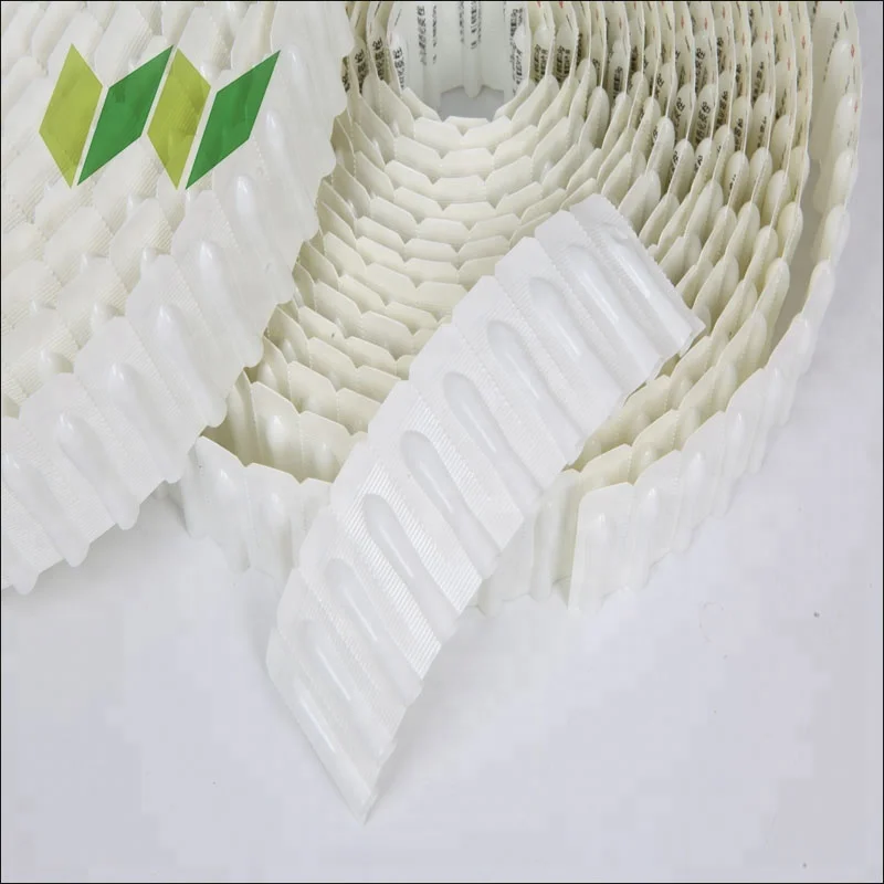 
PVC PE laminated film for suppository shells filling molds packaging 
