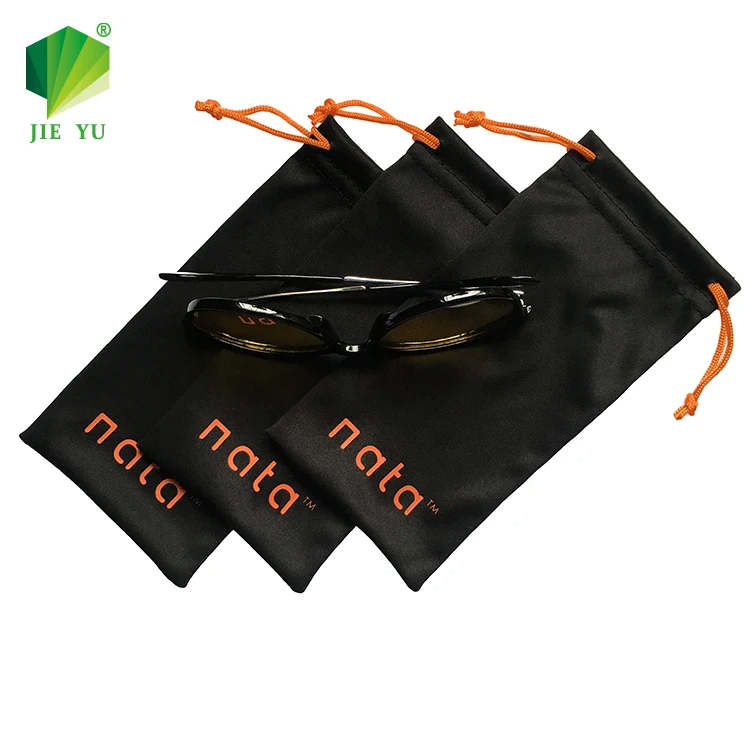 

Custom Sunglasses Eyeglasses Pouch Bag with Logo Printed, Color is customized