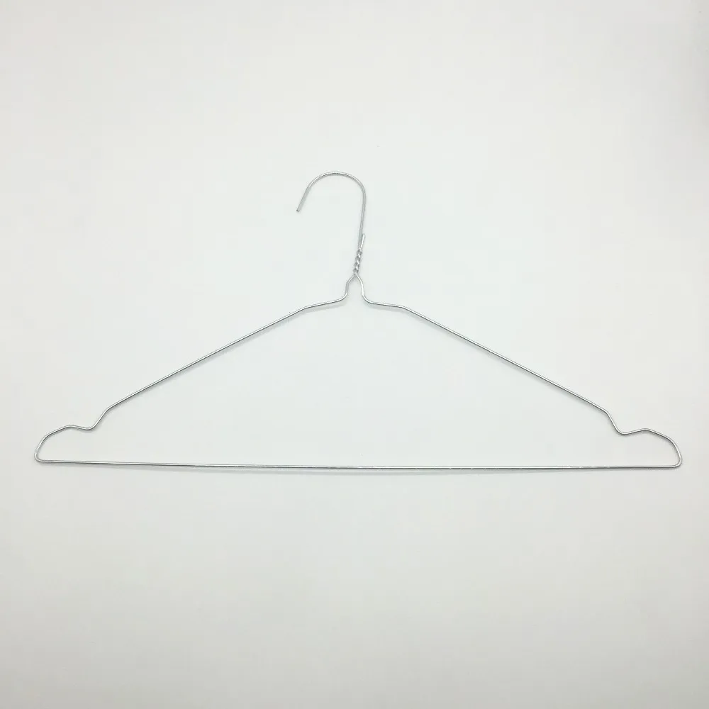 Disposable Laundry Galvanized Hanger Metal Wire One Time Use Cheap Coat