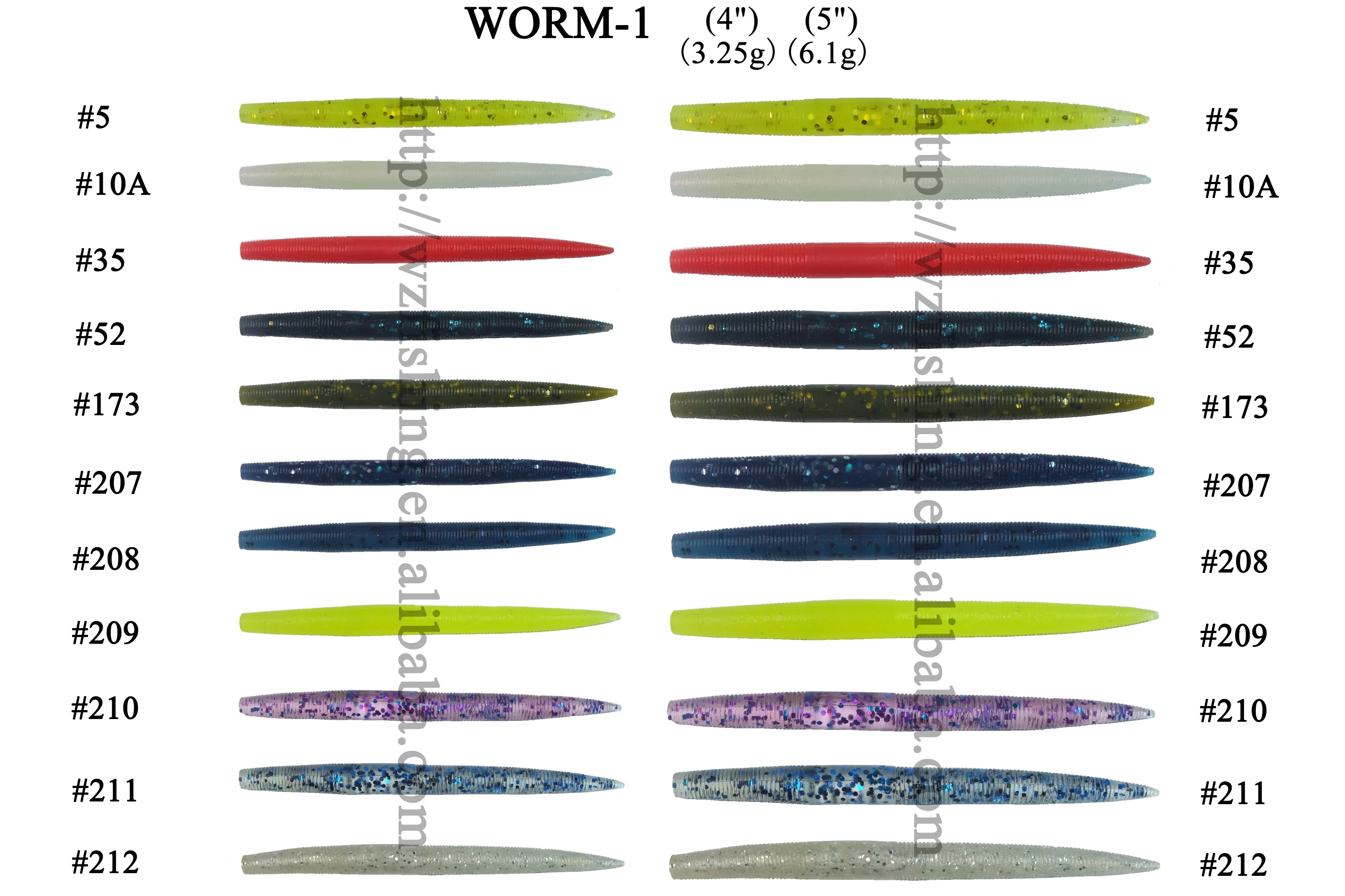 Wz Worm1 Floating Shad Worm Bass Bait Plastic Soft Fishing Grub Earthworm For Bass Fishing