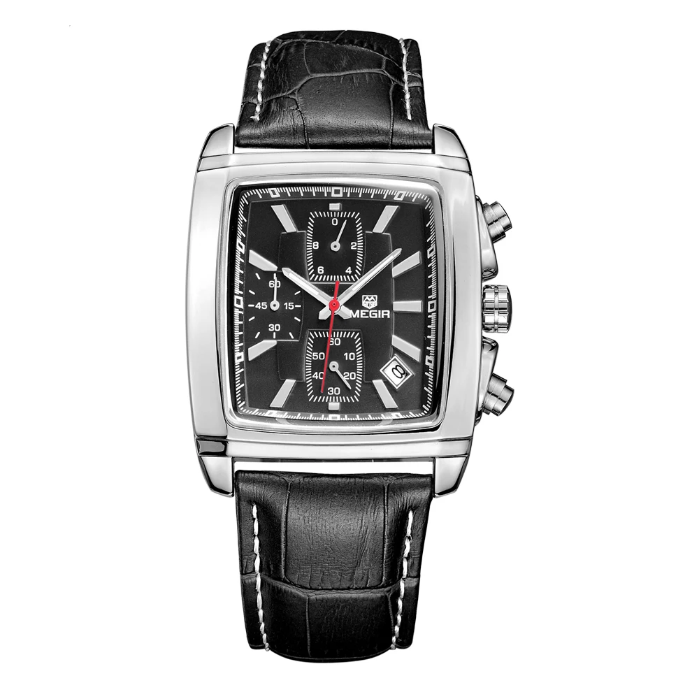 2019 Factory Wholesale Megir Quartz Modern Business Watch Men Custom Design Watch