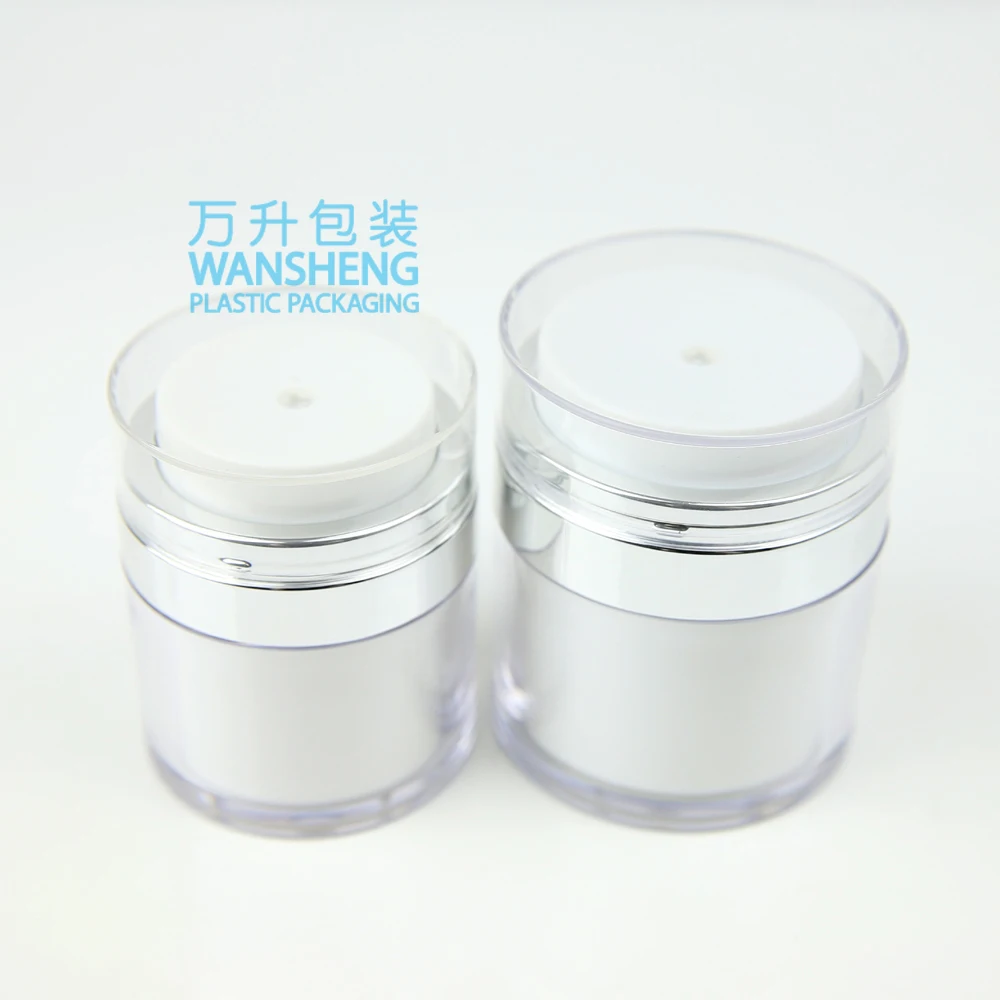 
Acrylic cosmetic jar Plastic cream airless pump jar in cheap price 