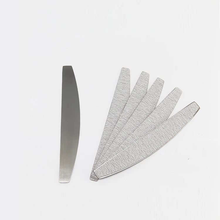 

Metal Nail File with Disposable Removable Sandpaper Refills Nail File Double Side Stainless Steel nail file, Mix color