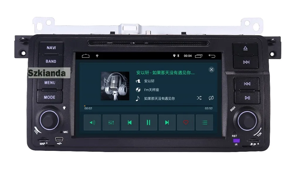 Excellent 2019 Android 9.0 Car DVD Player for BMW E46 M3 radio stereo audio Wifi 3G Bluetooth Radio RDS USB SD Steering wheel Free camera 24