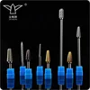popular selling different shapes top qualitycarbide cone with radius end burrs