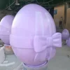 New design Handmade Fiberglass Easter figures outdoor egg statue