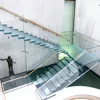 Lightness simple design tempered glass staircase for domestic