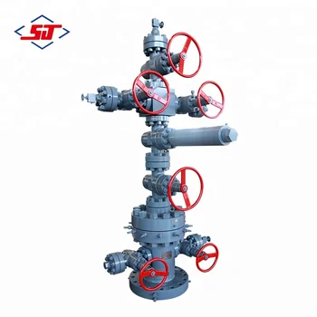 Forging type oil drilling wellhead tubing head assembly