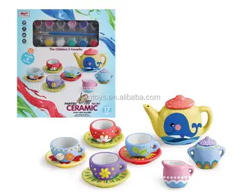 ceramic tea set toy