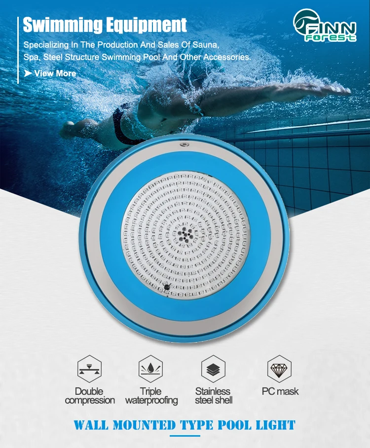 Warm White Led Bubble Swimming Pool Light Malaysia