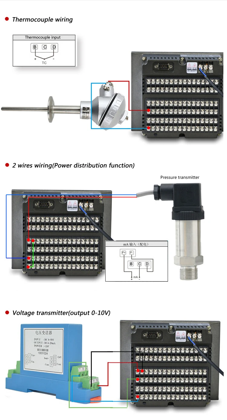 16 Channels Paperless Temperature Chart Data Logger Paperless