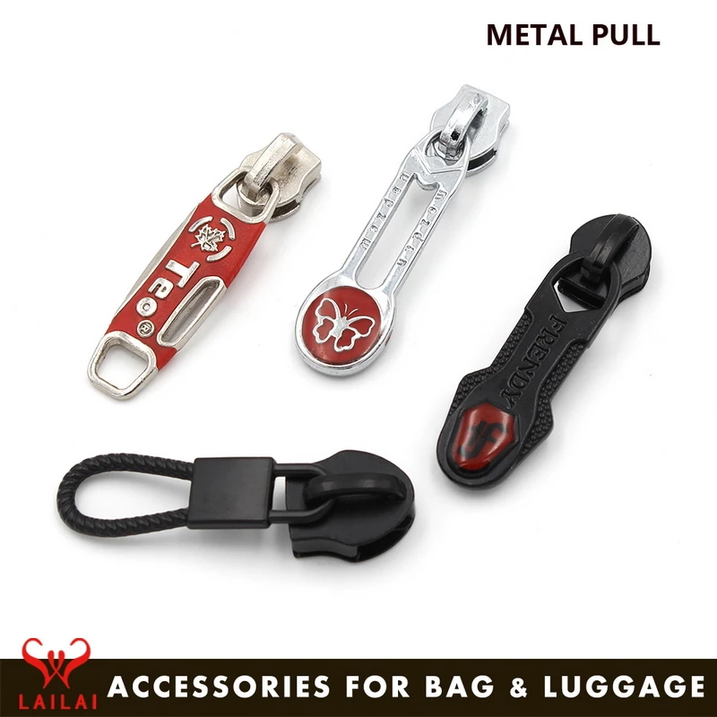 Oem Manufacturers Brand Custom Luggage Bag Fix Zipper Head Slider