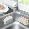 Bathroom Soap Sponges Holder Rack Suction Cup Dish Cloths Holder Storage Kitchen Sink Drying Rack