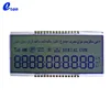 2.7V low voltage TN blue LCD water meter lcd display