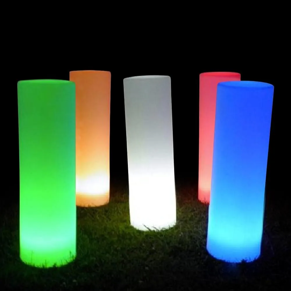 Outdoor Waterproof Glowing Led Cylinder Shape Led Lights Buy Cylinder