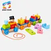 2016 wholesale kids wooden building blocks train set,hot sale wooden building blocks train set W05C037