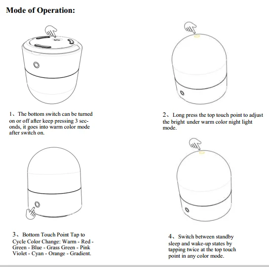 Best Kid Room Decorative Safe Bus Night Light For Baby