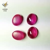 Red ruby synthetic corundum gem purple star sapphire
