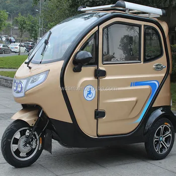 covered electric tricycle