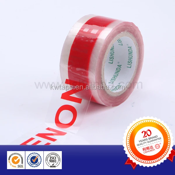 printed adhesive tape