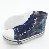 HH0830-28 New model blue jeans girls ankle boot canvas shoes for kids