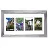 CPF - Multi 4 Opening 10x20 Glass Face Picture Frame Holds 4x6 Photo