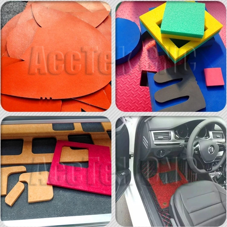 Oscillating knife cutting machine