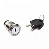 custom made metal buttons switch 19mm ip67 key push button