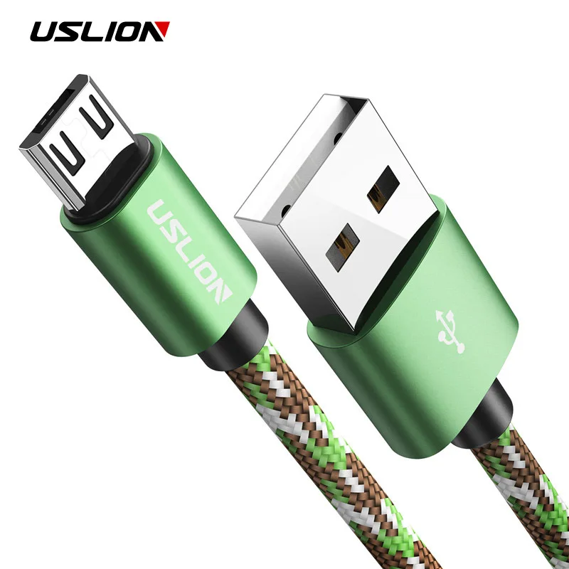 

USLION Micro USB Cable 2.1A for Xiaomi Redmi Note 5 Pro Charger Data Cable for Samsung S7 Microusb Mobile Phone Cables, N/a