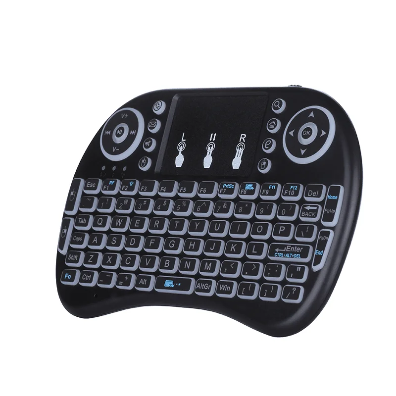 Wireless mini keyboard with touchpad mini BT keyboard i8 mini keyboard with backlight