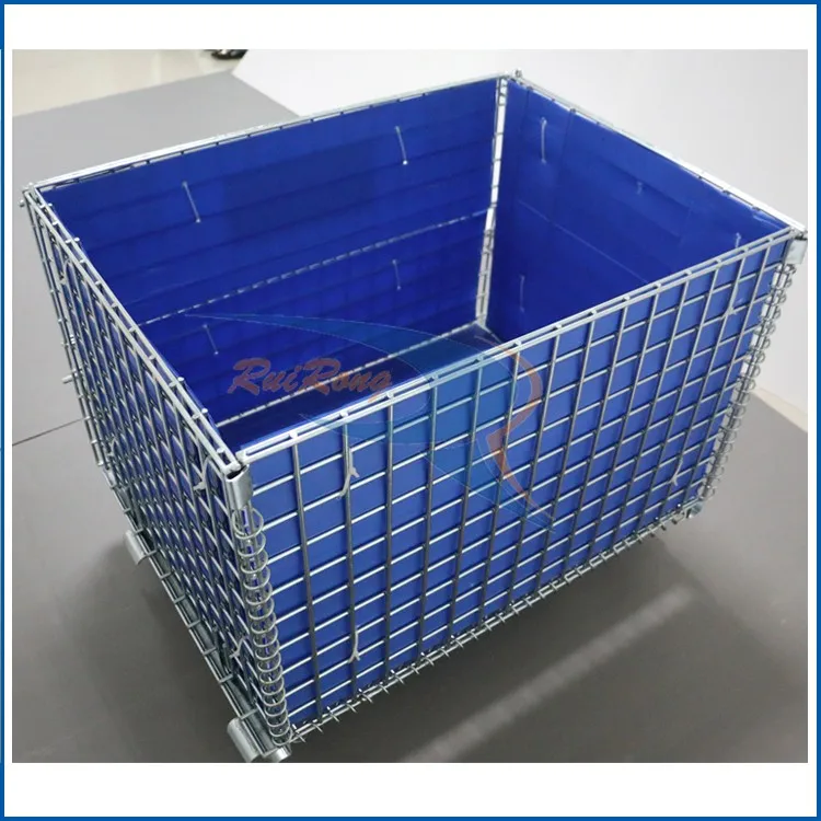 Professional Folding Stone Cage Bins Wire Mesh / Cage Welded Mesh Buy