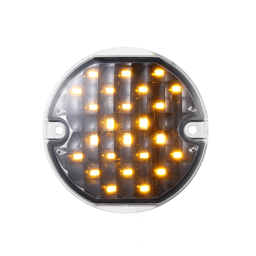 3-1/4" LED 1157 Front Amber Led Turn Signal Light Inserts For Motorcycle