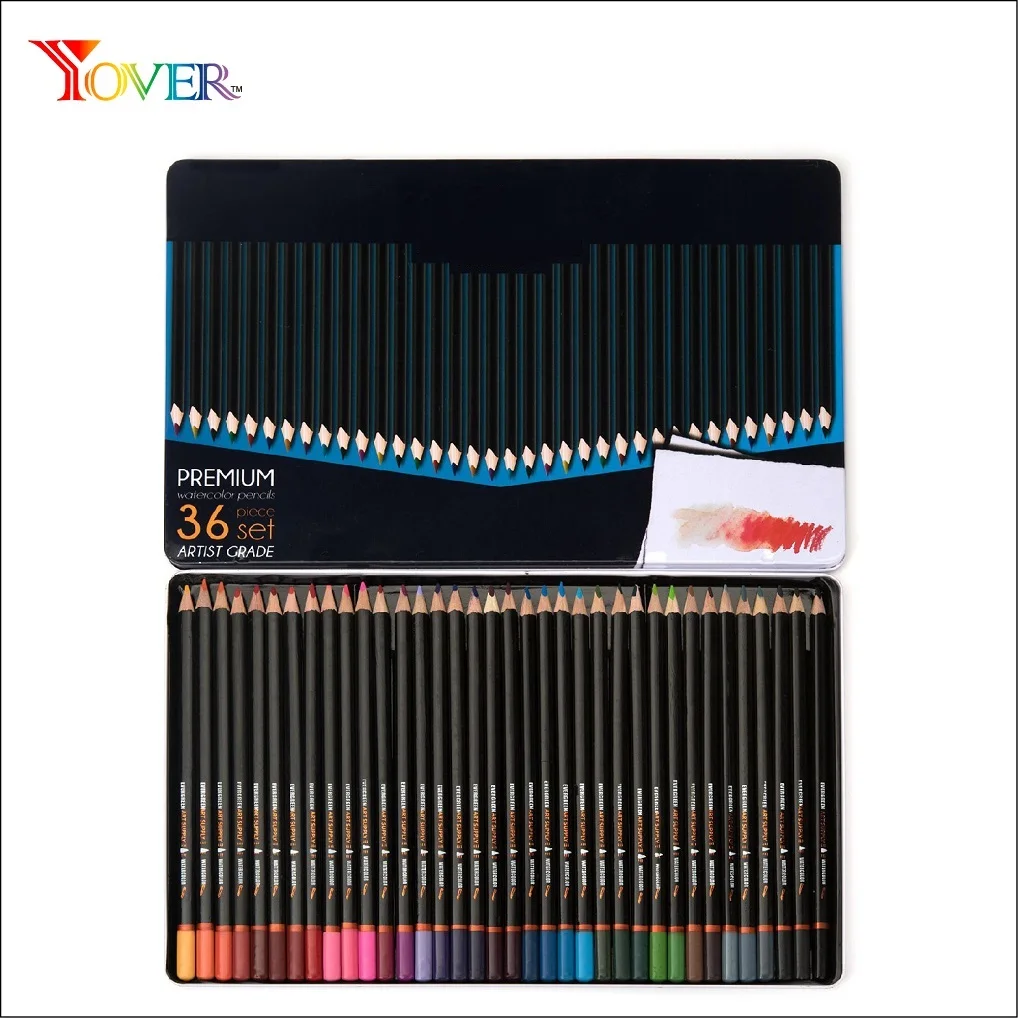 36pcs Premium Color Pencil In Tin Box - Buy 36 Colored Pencil,36 Color ...