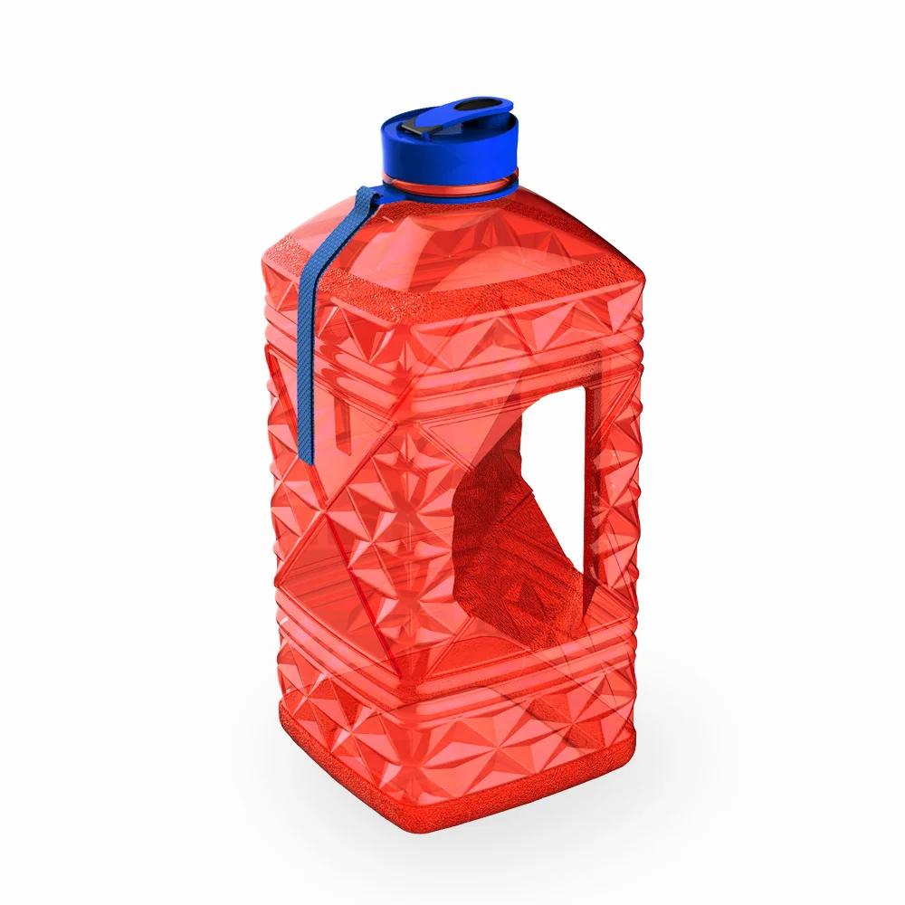 

Wenshan design 2.2l bpa free plastic custom water bottle, Pink,green,yellow,blue,black or customized