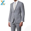 Best tailored navy blue mens wedding suits, formal business fused T/R materials low price suit sales