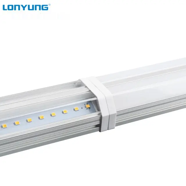 ETL T5 2ft-8ft 4ft integrated tube light T5/T8 led integrated double tube fixture 15-60W 8 foot