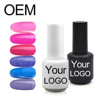 

Free samples Low MOQ gel polish manufacture 15ml 3 step OEM private label nail gel polish
