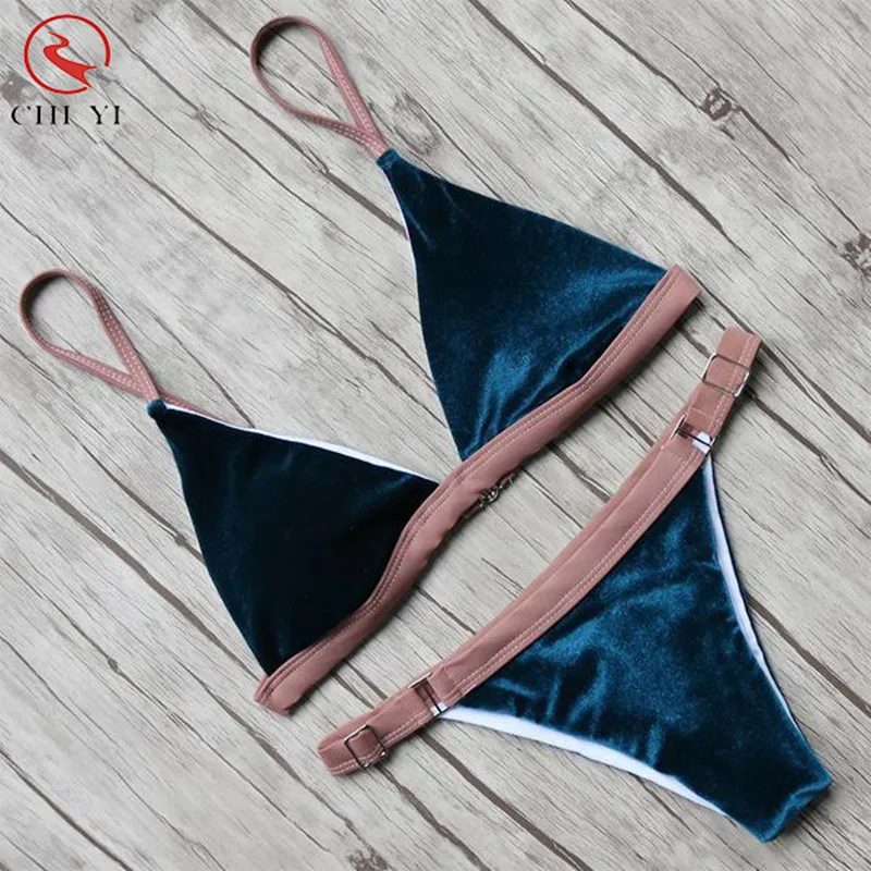 Velvet Women Trendy Bikinis Woman Swimwear 2017 Buy Swimwear Women