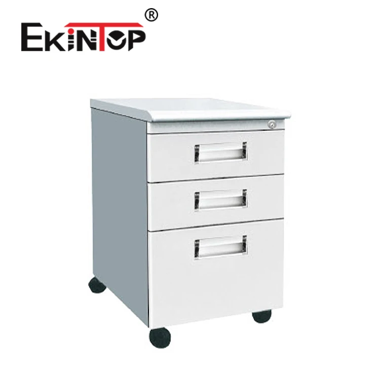 Ekintop Mobile Godrej Steel Sterilite Movable 3 Multi Wood Drawer
