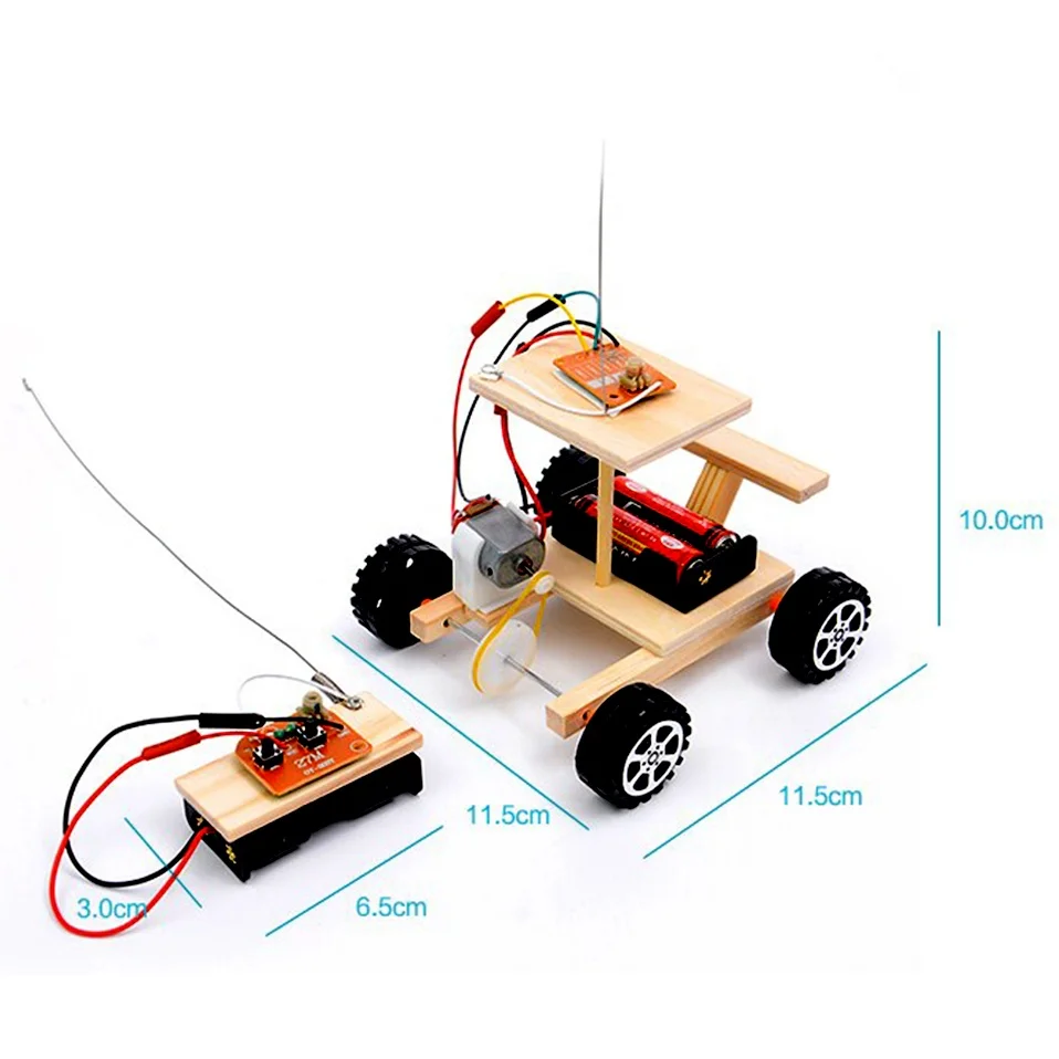 how to make a wireless remote control car with cardboard