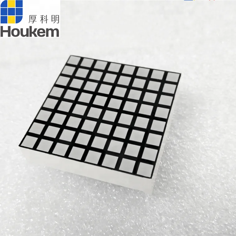 China factory 8x8 Dot matrix led display blue square kem-12288bb matrix led