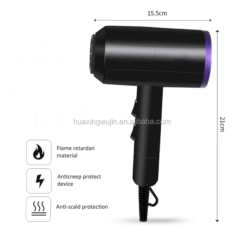 
Great power straight shank constant temperature nozzle no hurt hair salon professional hair dryer 