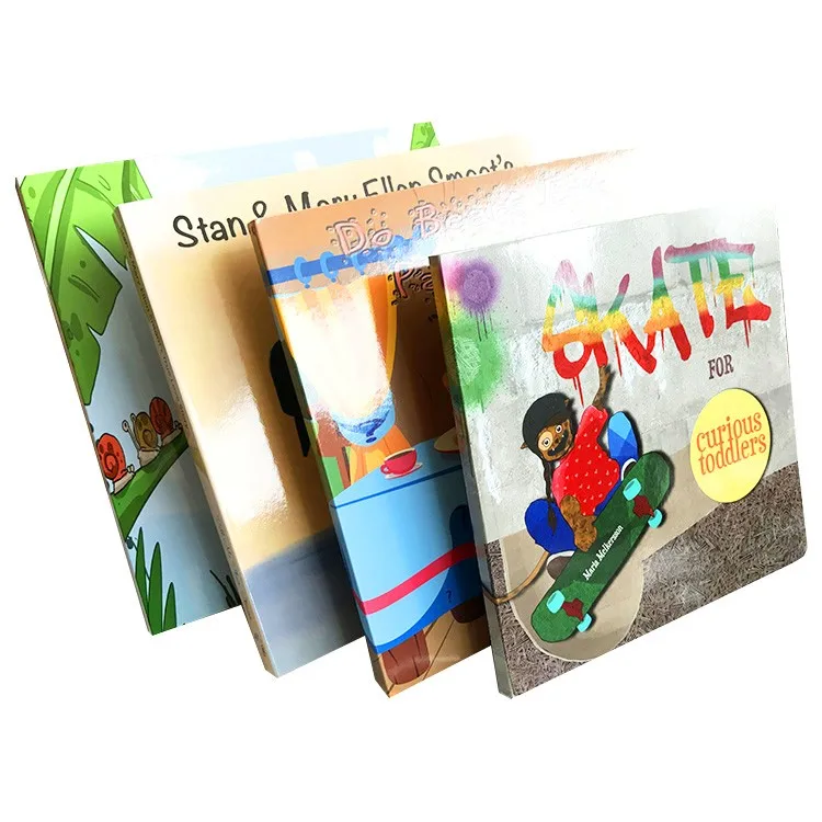 Overseas Customized Thick Cardboard Children Board Book Printing On ...