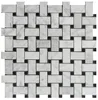 prefab marble basket mosaic pattern ,stone mosaic for interior walls marble mosaic travertine tiles emperedor