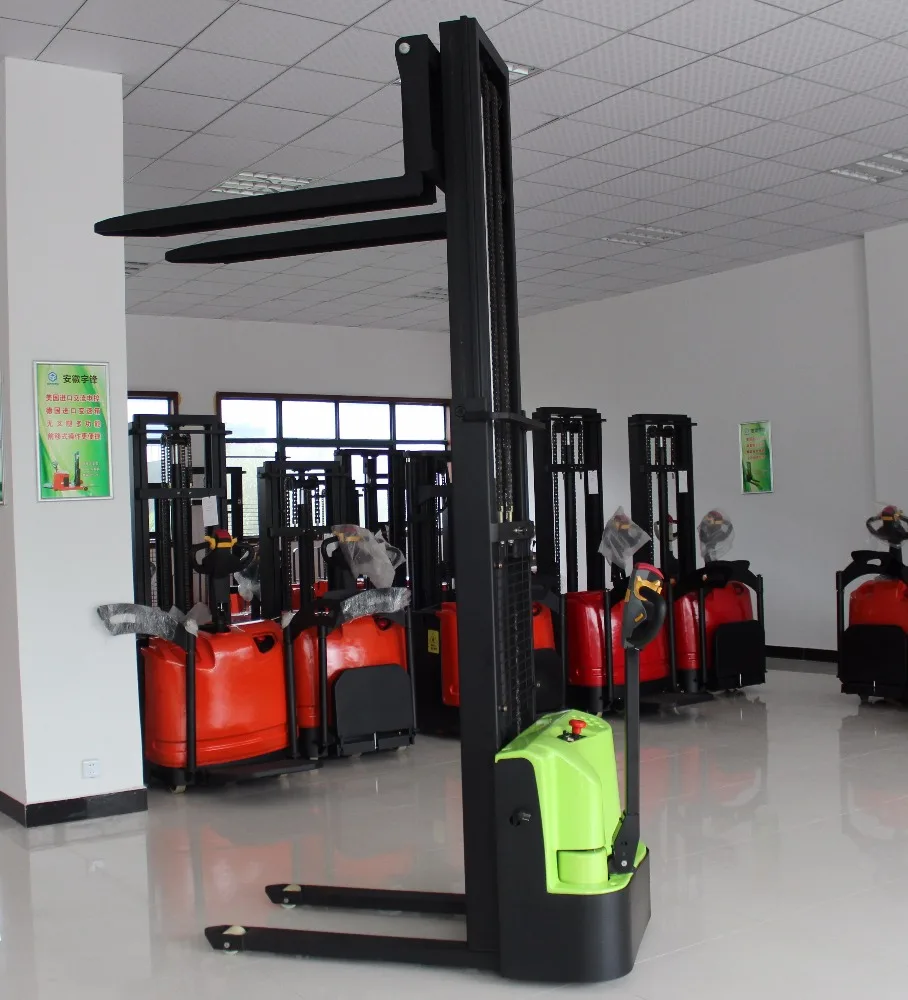
Mini forklift 1500 kg 3000 mm DC motor pedestrian electric stacker CE certified 