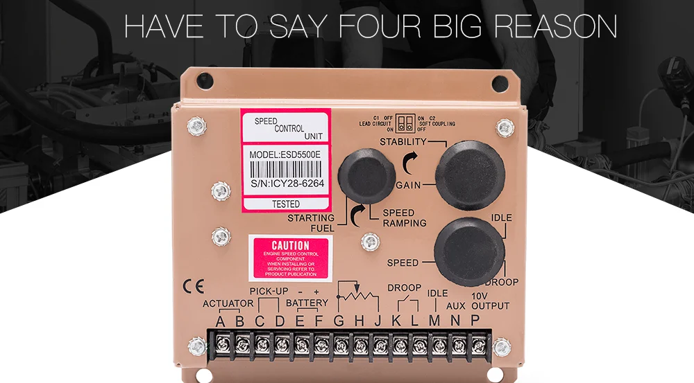 ESD5500E generator speed controller electronic governor 5500e