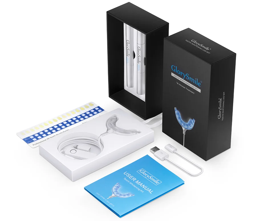 

CE Approved OEM Private Logo Home Use Professional Teeth Whitening Kit With Mouth Guard &Teeth Whitening Accelerator Light