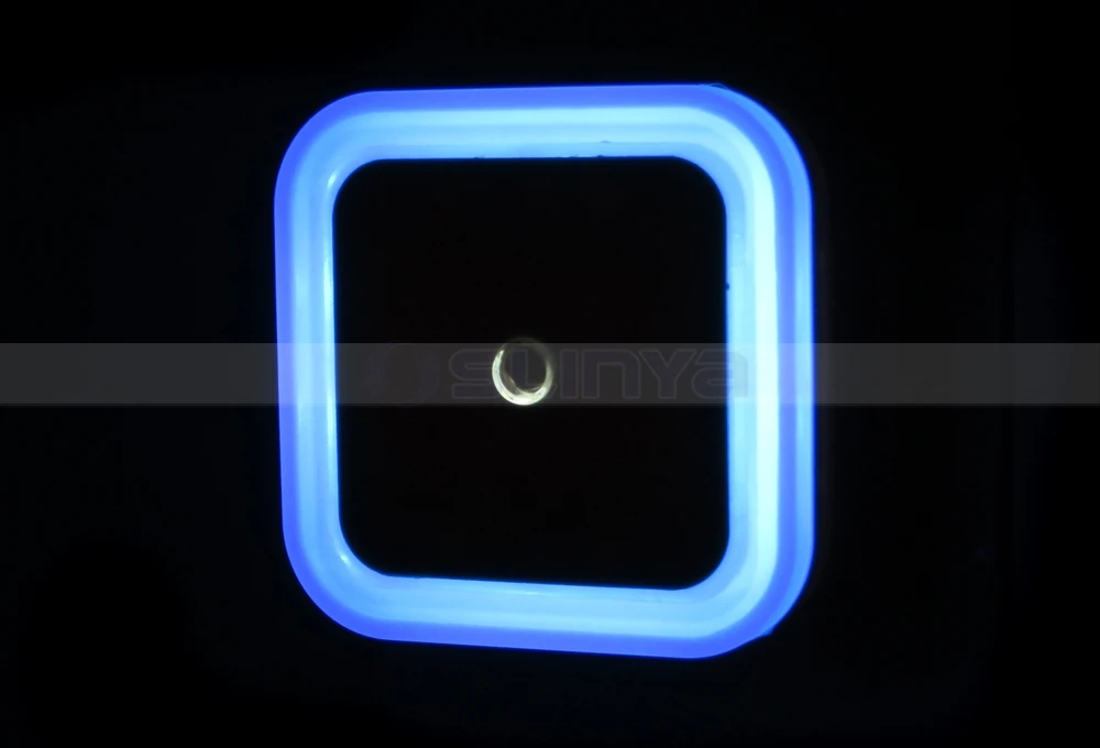 Light Control Auto Sensor Baby Bedroom Lamp Square Led Night Light For