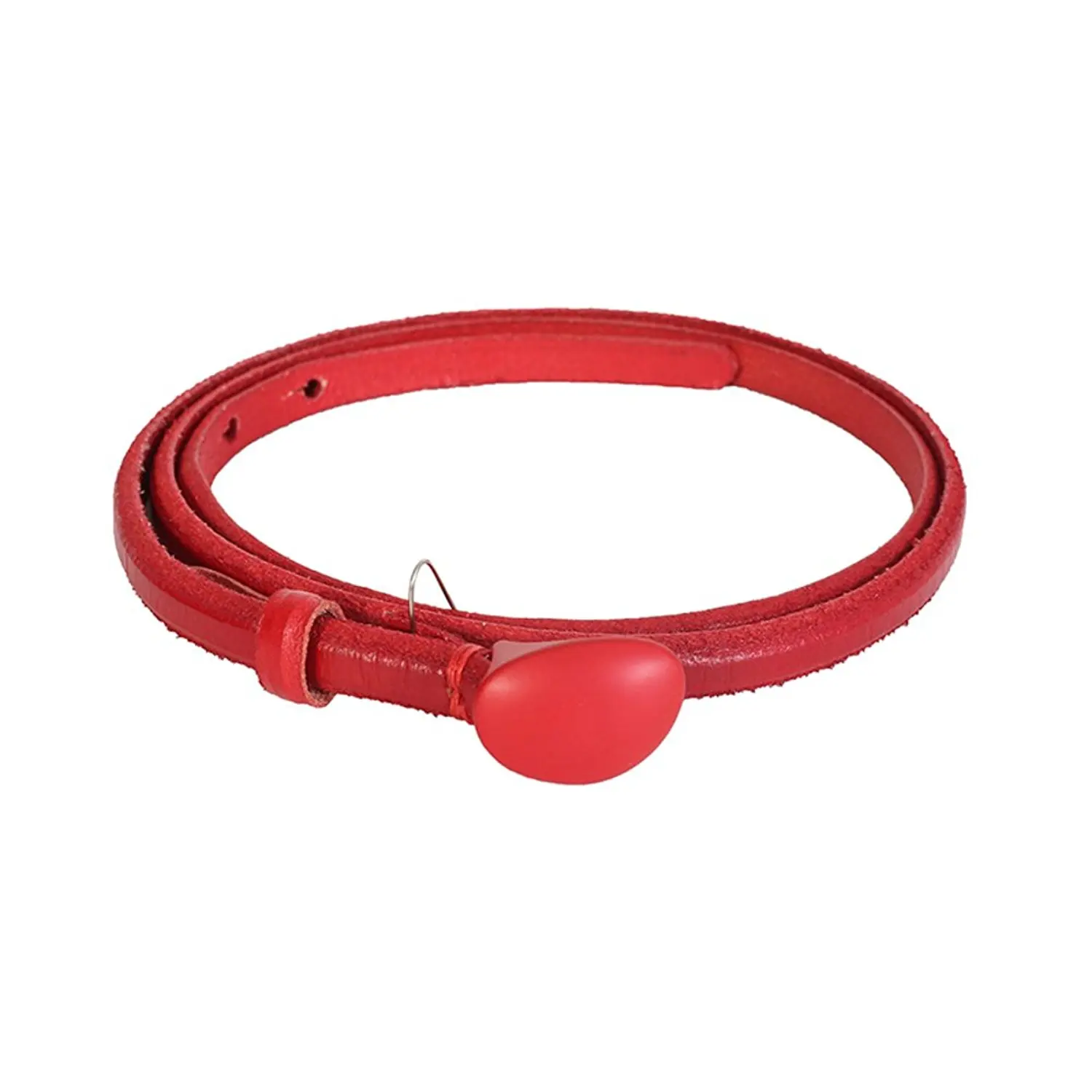 Leather Lady Decorative Narrow Band Belt,Service Dress Simple All-purpose Girdle