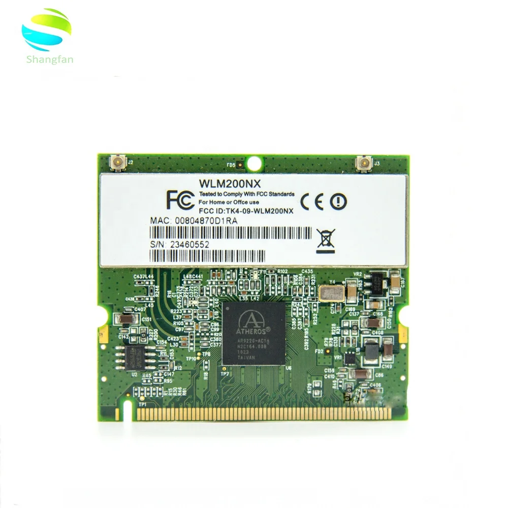 

Atheros AR9220 Compex WLM200NX 802.11a/b/g/n Dual Band 2.4/5GHz 300Mbps Mini PCI WiFi Adapter, N/a